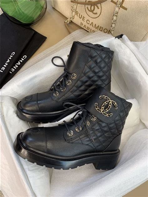 chanel sneakers replica ebay|Chanel combat boots dupe.